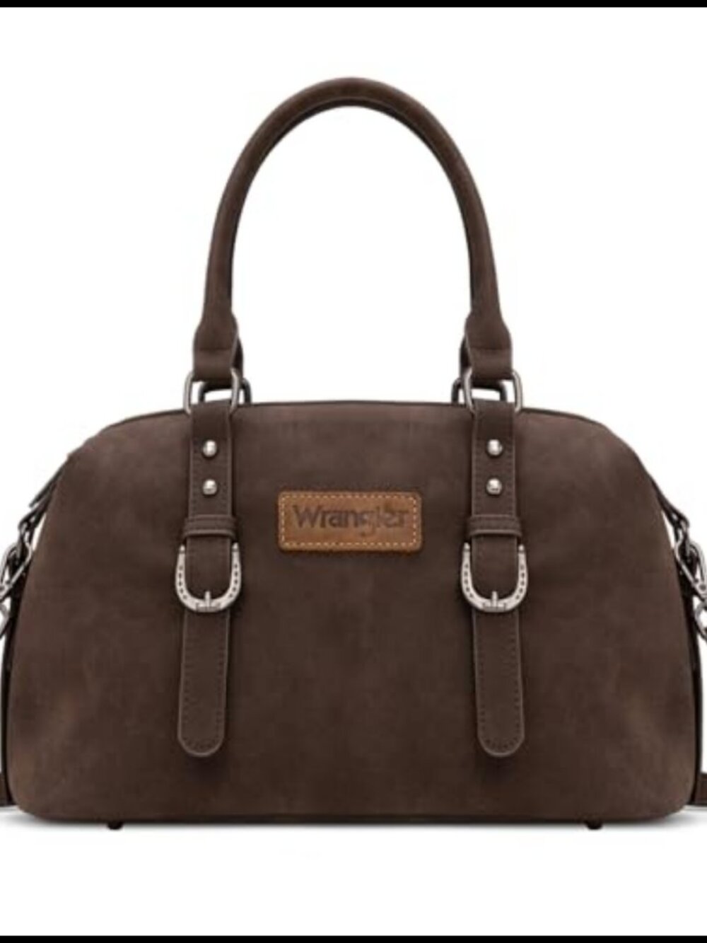 Suede Doctor Bag Top Handle Satchel Hobo Shoulder Purse